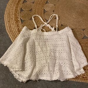 Free People Beach Macrame Tank Top